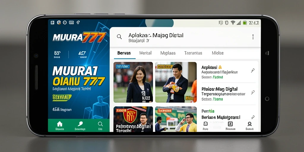 Antarmuka MUARA777 yang modern dan informatif dengan berbagai kategori berita.